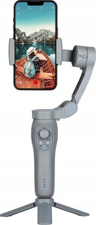 Gimbal për smartphone Steady Butler Mobile 3 SE, kompakt, bateri afatgjatë, gri
