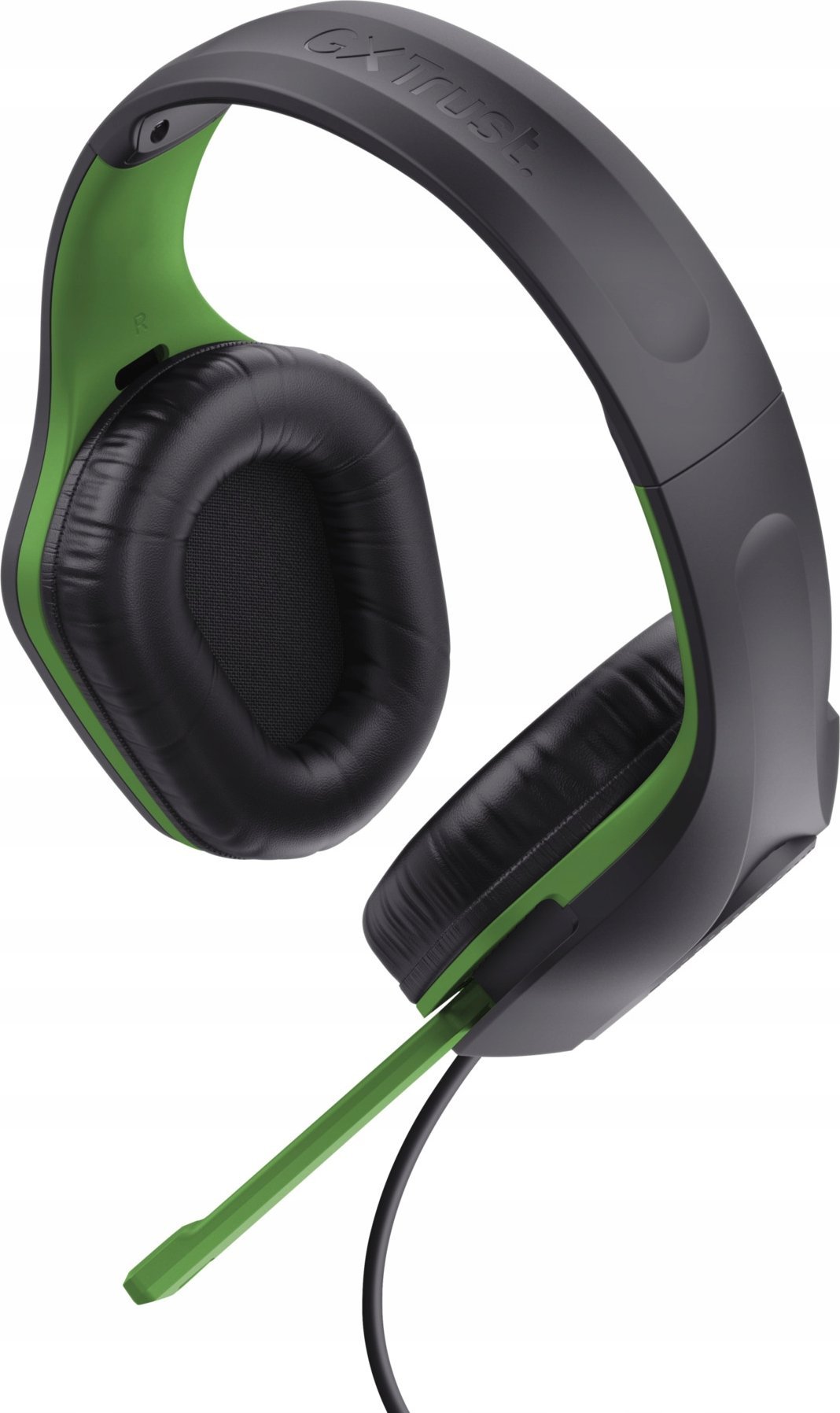 Kufje gaming Trust GXT 415X Zirox, me kabllo, driverë 50 mm, të zeza me jeshile