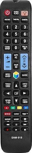 Pilot universal për TV Samsung LCD LED Smart, butona Netflix dhe Amazon, i zi