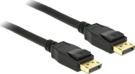 Kabllo Delock DisplayPort - DisplayPort, 0.5m, e zezë