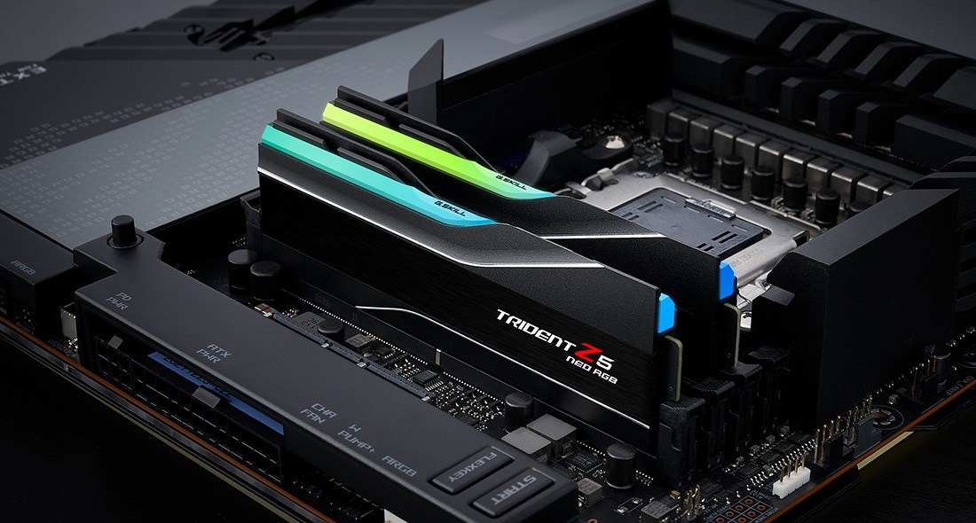 Memorie RAM G.Skill Trident Z5 Neo RGB F5-6000J3038F16GX2-TZ5NR 32 GB (2 x 16 GB) DDR5 6000 MHz