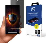 Folie mbrojtëse 3MK Silky Matt Privacy për Samsung Galaxy S24 Ultra S928, matte, filtër privatësie