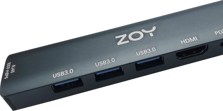Docking station ZOY ZH61, HDMI, USB-C, i zi