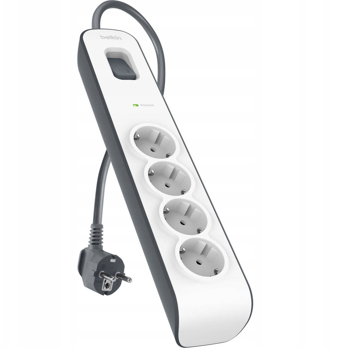 Listelë Belkin Power Strip With Surge Protection, 4 dalje, kabllo 2 m