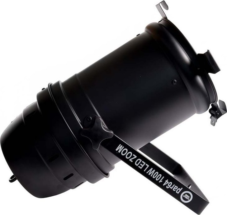 Reflektor skenik Light4Me PAR 64 100W LED Zoom, COB, 3000K, i zi