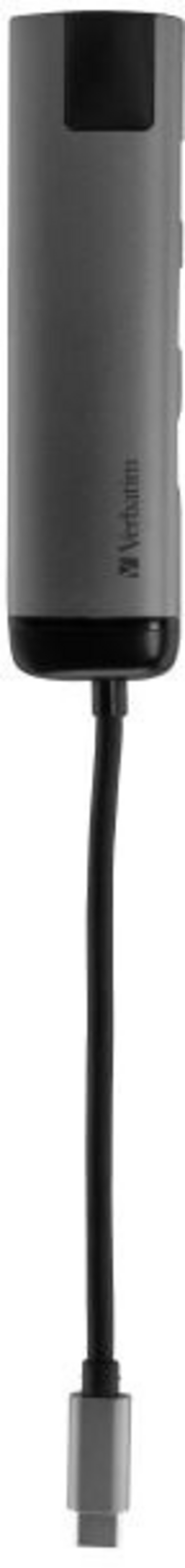 [OUTLET] Hub USB Verbatim, USB-C në USB-C 3.1, 2x USB 3.0, HDMI, RJ45, i zi / hirtë