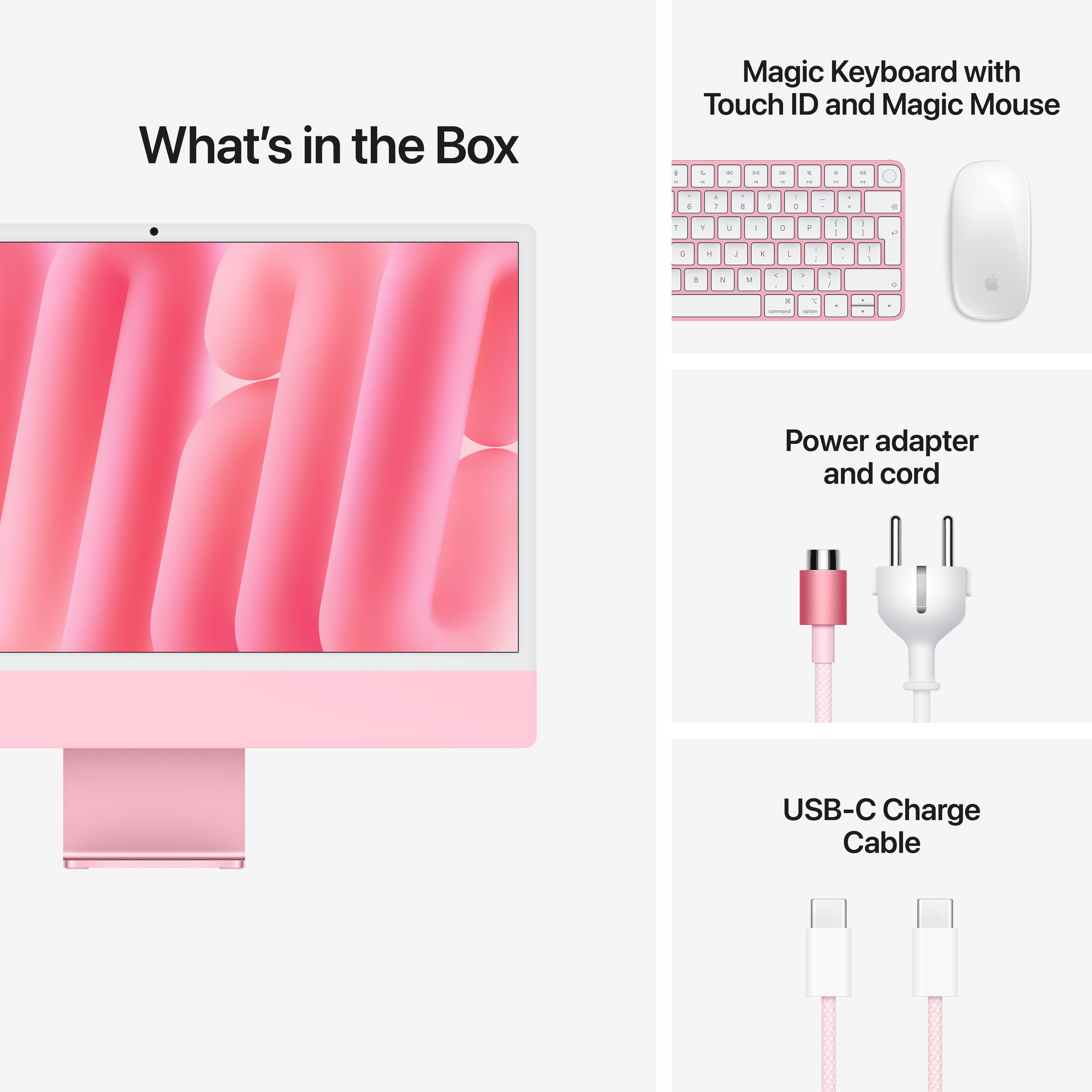 Apple iMac 24", M6 12‑core, 16GB, 256GB SSD, 12‑core GPU, Pink