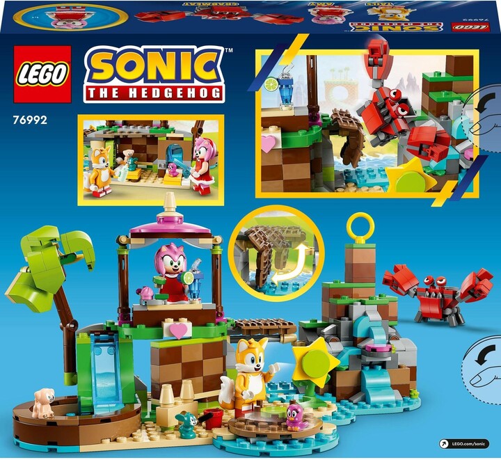Set LEGO® Sonic the Hedgehog™ 76992 Amy's Animal Rescue Island, 388 pjesë