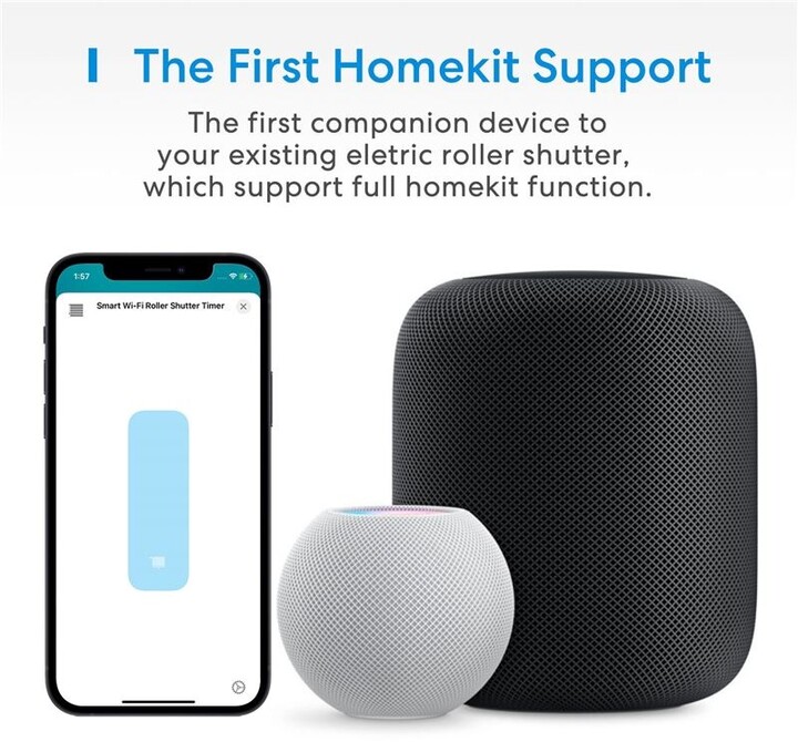 Ndërprerës Meross Smart Wi-Fi Roller Shutter Timer