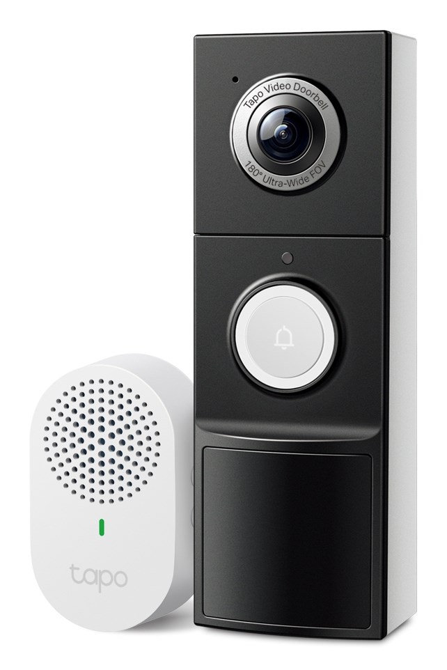 Zile dere me kamerë TP-Link Tapo D235 KIT, 2K 5MP, 180°, e zezë