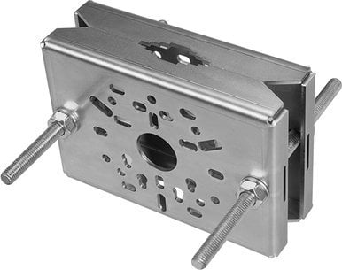 Braket për shtyllë CH-G, për kamera sigurie, çelik i galvanizuar, argjend