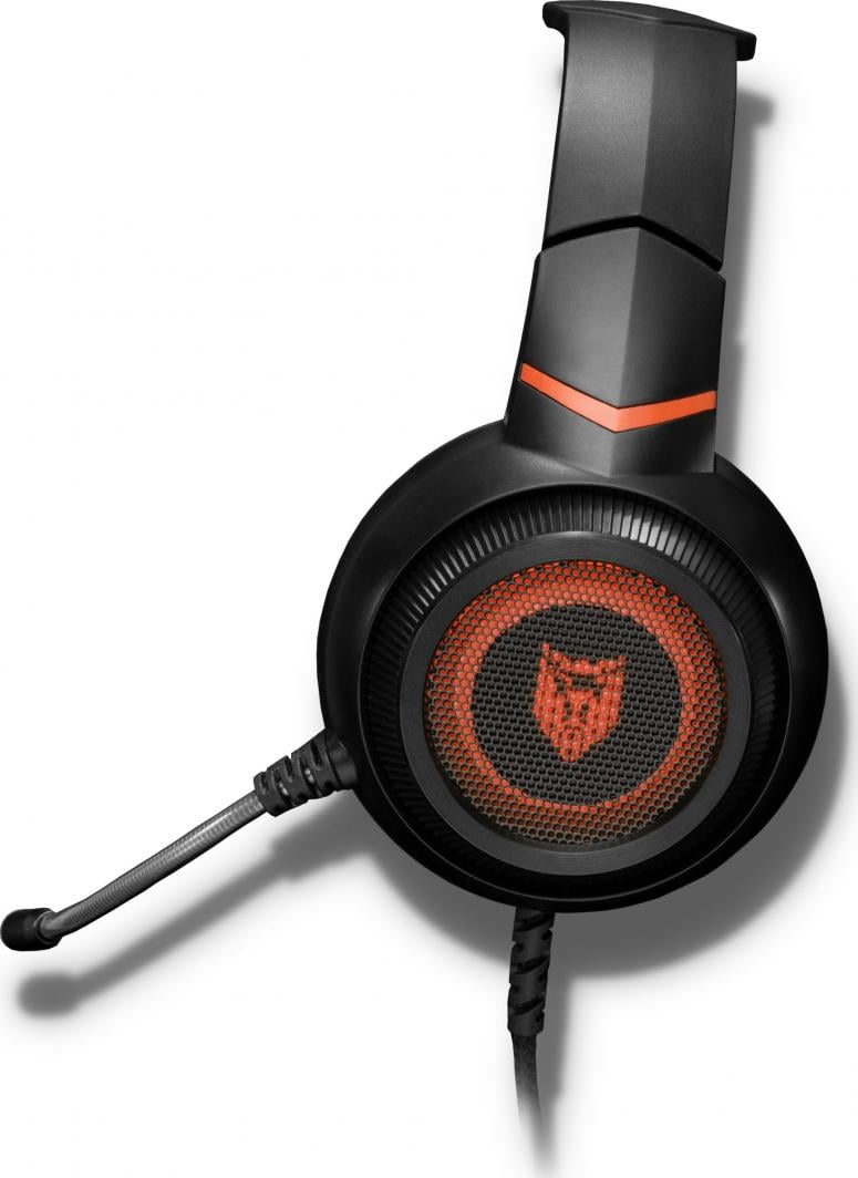 Kufje gaming Liocat HP 785C, 50mm, me mikrofon, me LED, të zeza