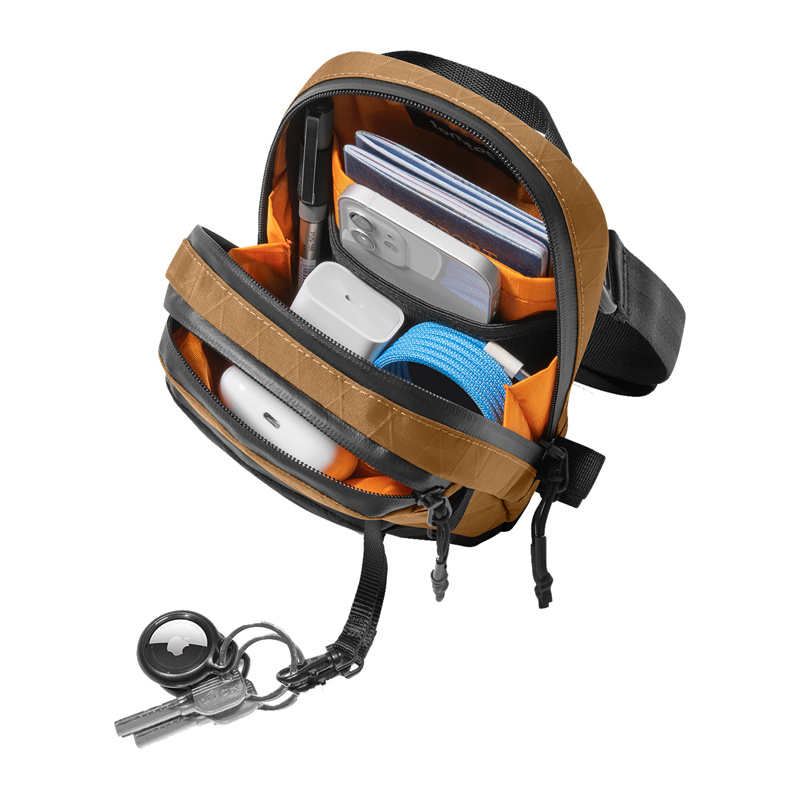 Çantë crossbody Tomtoc Aviator T37 X-Pac, 1.3L, udhëtimi, ngjyrë kafe