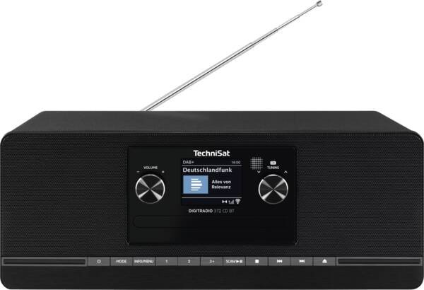 Radio TechniSat DIGITRADIO 372 CD BT, DAB+, CD, Bluetooth, e zezë