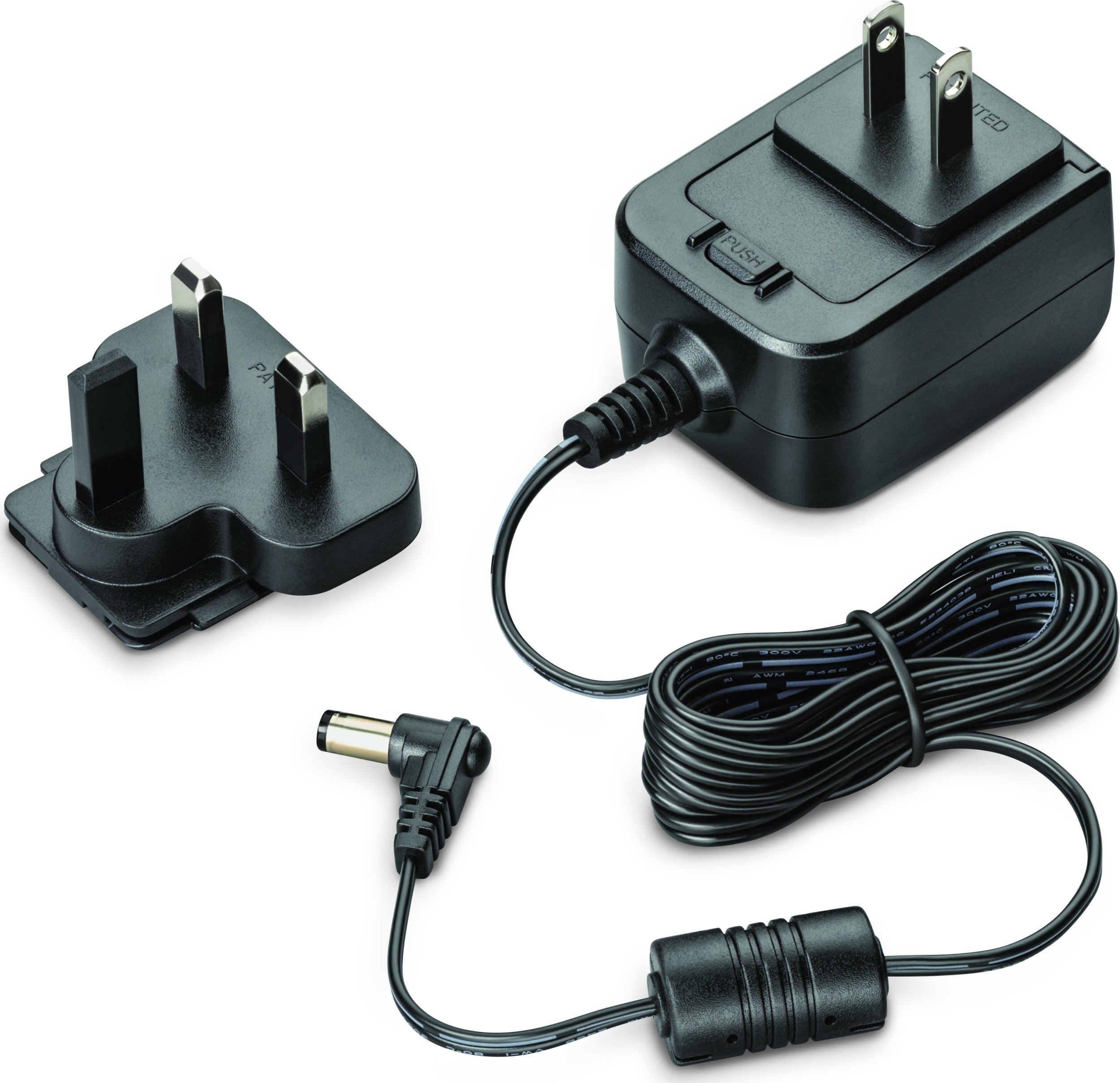 Adapter energjie Poly 89T06AA, 5V 3A, për telefona VVX dhe CCX, i zi
