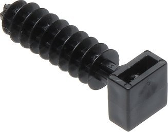 Set kapëse kabllosh Holder D-10*P100, plastike, 100 copë, të zeza