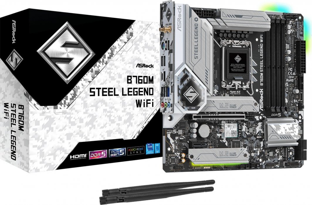 Pllakë amë ASRock B760M STEEL LEGEND WIFI