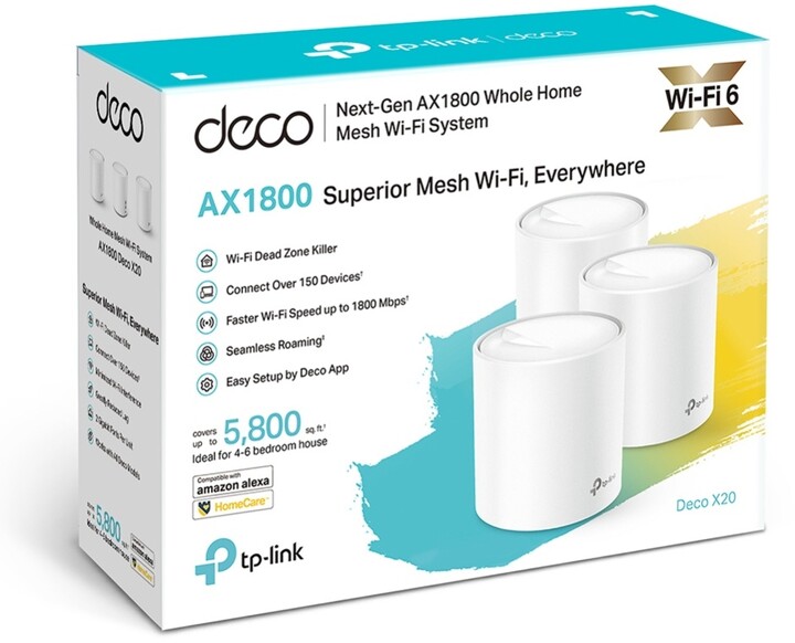 Ruter TP-LINK Deco X20, 1 copë