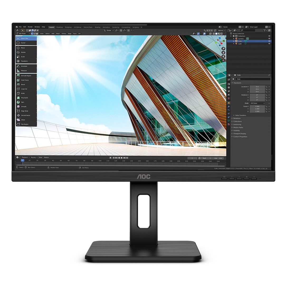 Monitor AOC Q24P2Q, 23.8", QHD, i zi