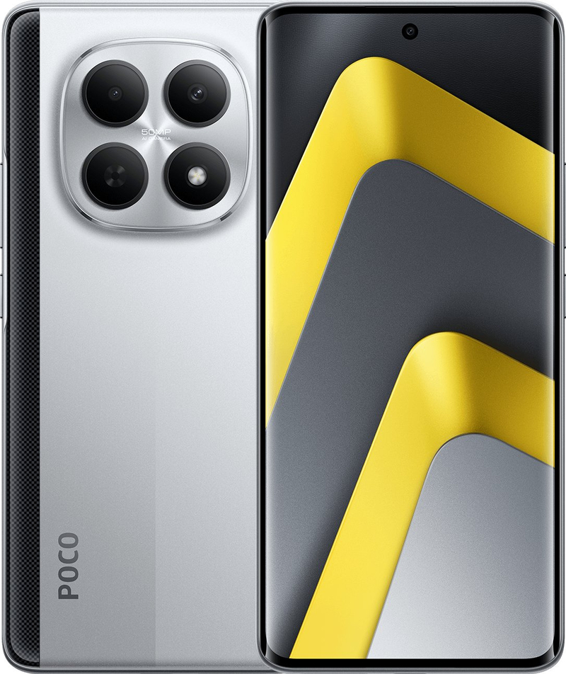 Telefoni POCO M8 5G, 6.77", Snapdragon 6 Gen 3, argjendtë