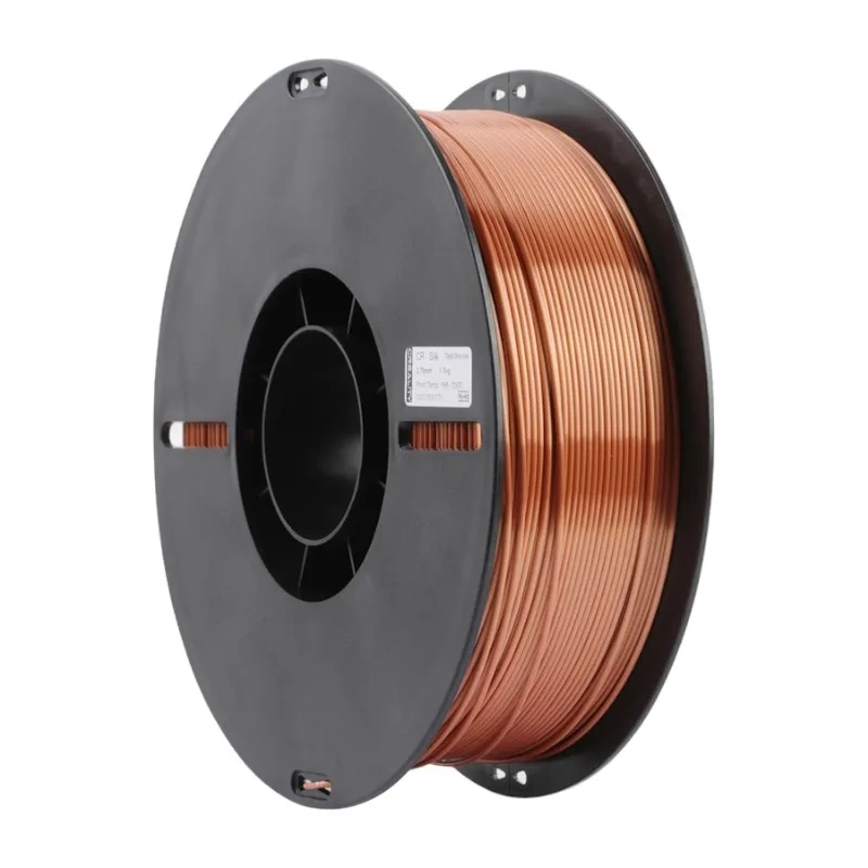 Filament 3D Creality CR-PLA Silk, 1.75mm, bakër i kuq, i shndritshëm