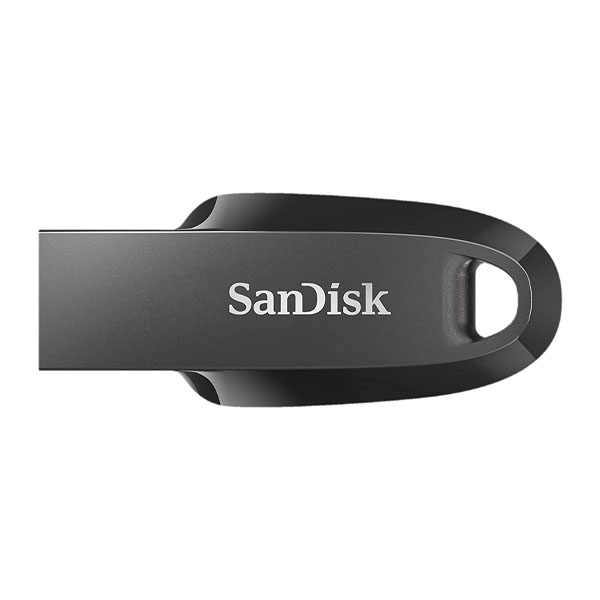 USB Sandisk Ultra Curve, 64GB, 3.2, e zezë