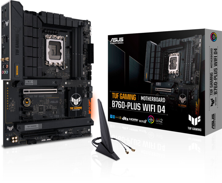 Матична плоча ASUS TUF GAMING B760-PLUS WIFI D4 (DDR4) - Intel B760