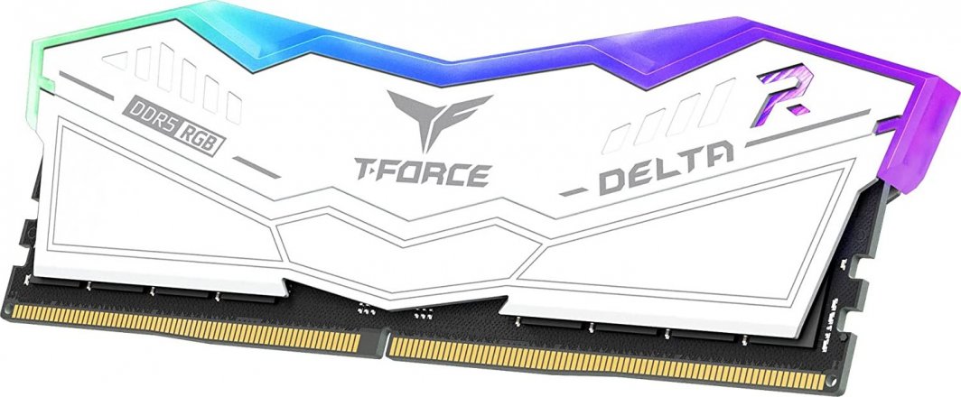 Memorie TeamGroup T-Force Delta RGB, DDR5, 32 GB, 6200 MHz, CL38, FF4D532G6200HC38ADC0