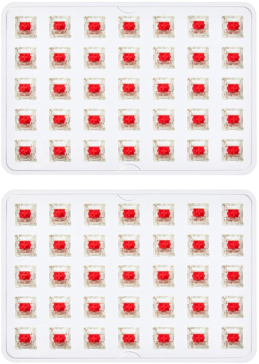 Çelësa mekanik CZC.Gaming, Gateron Red, 70 copë