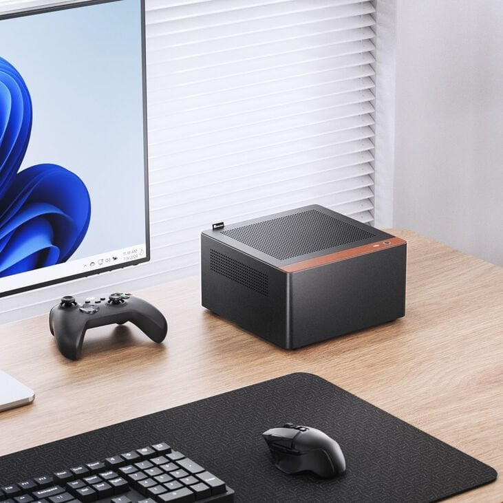 Kuti kompjuterike Jonsbo N10, Mini Tower, Mini ITX, e zezë