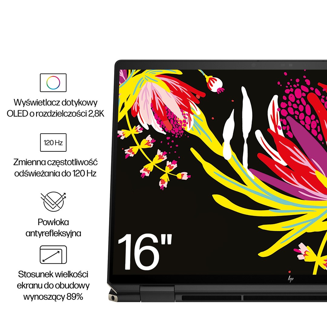 Laptop HP Spectre x360, 16", Intel 155H, 32 GB RAM, 2 TB SSD, i zi