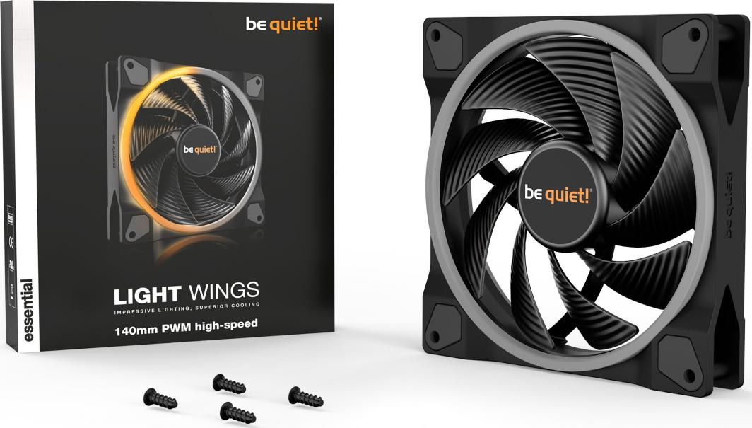 Ftohës be quiet! Light Wings PWM high-speed, 140 mm