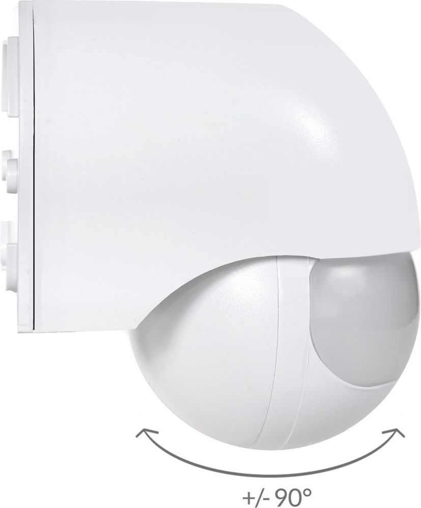 Senzor lëvizjeje Maclean MCE203, infra të kuq, kënd 180°, i bardhë