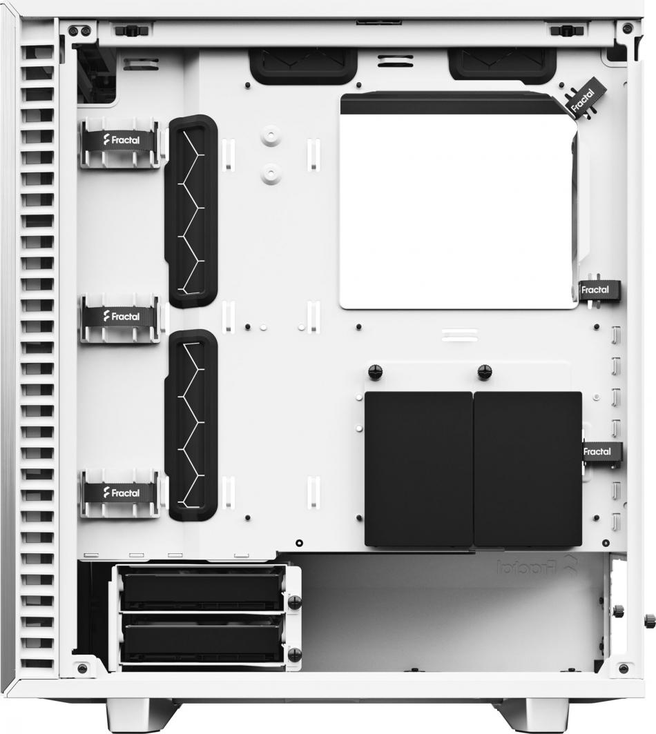 Kasë Fractal Design Define 7 Compact TG Clear Tint, e bardhë, Midi Tower