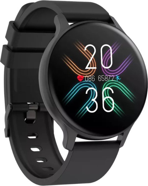 Smartwatch Canyon Badian SW-68, ekran me prekje, rrip silikoni, i zi