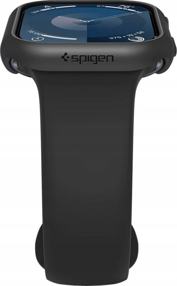 Mbështjellës ore Spigen Thin Fit, për Apple Watch Series 10 46mm, polikarbonat, i zi