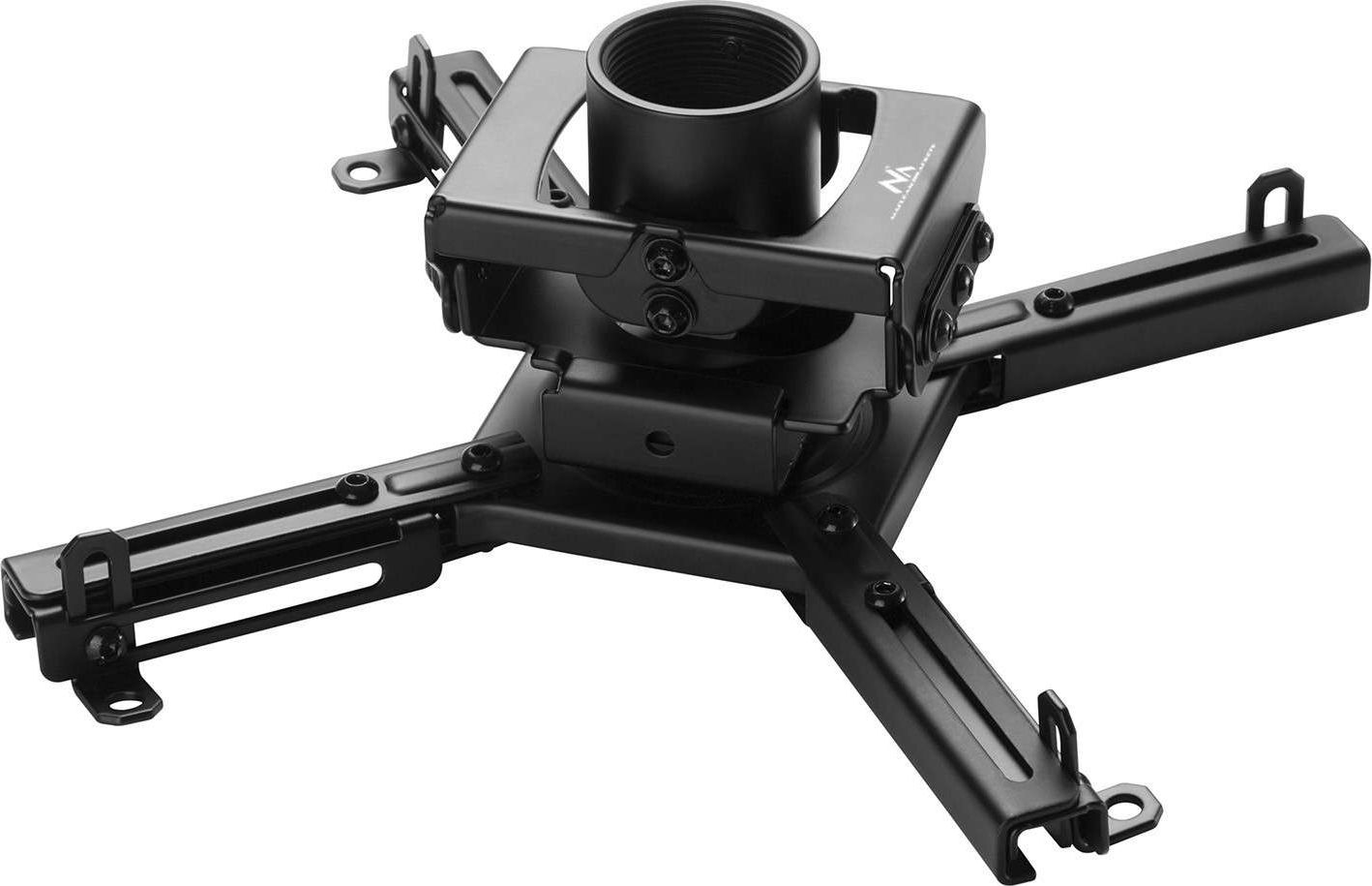 Mbajtëse tavanore për projektor Maclean MC-913, 80-980mm, 35kg, e zezë