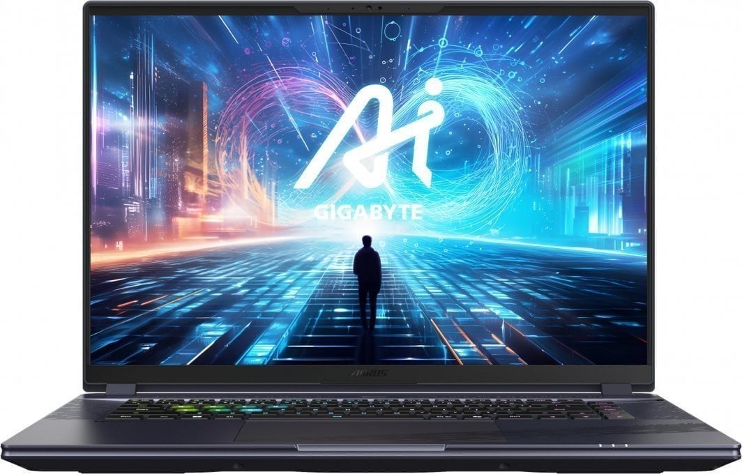 Laptop Gigabyte Aorus 16X 9KG 2024, Intel Core i7-13650HX, 32GB RAM, 1TB SSD, NVIDIA GeForce RTX 4060, i hirtë i errët