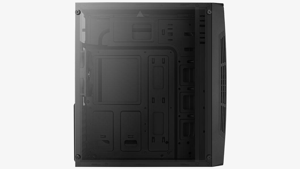 Kornizë kompjuteri Aerocool Talon FRGB Mid Tower, RGB, panel anësor akrilik, e zezë