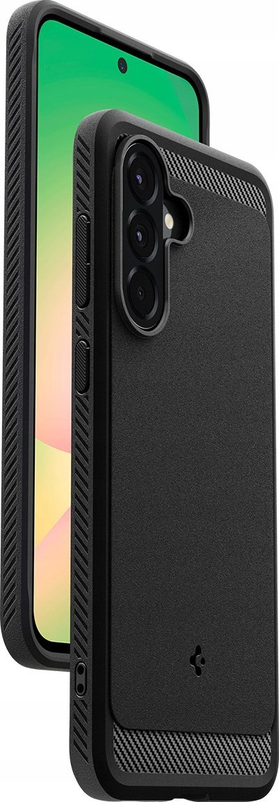 Mbulesë telefoni Spigen Rugged Armor, Samsung Galaxy A56 5G, matte, e zezë