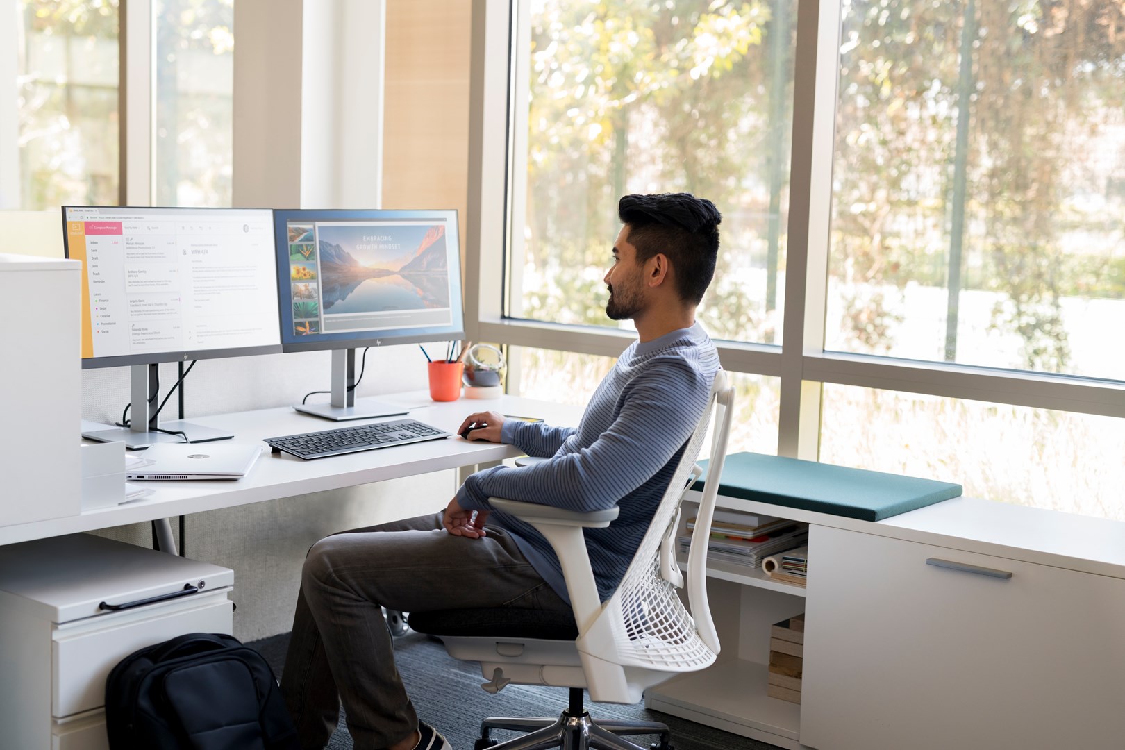 Monitor HP E-Series E24d, 23.8", 1920 x 1080, Full HD, i zi