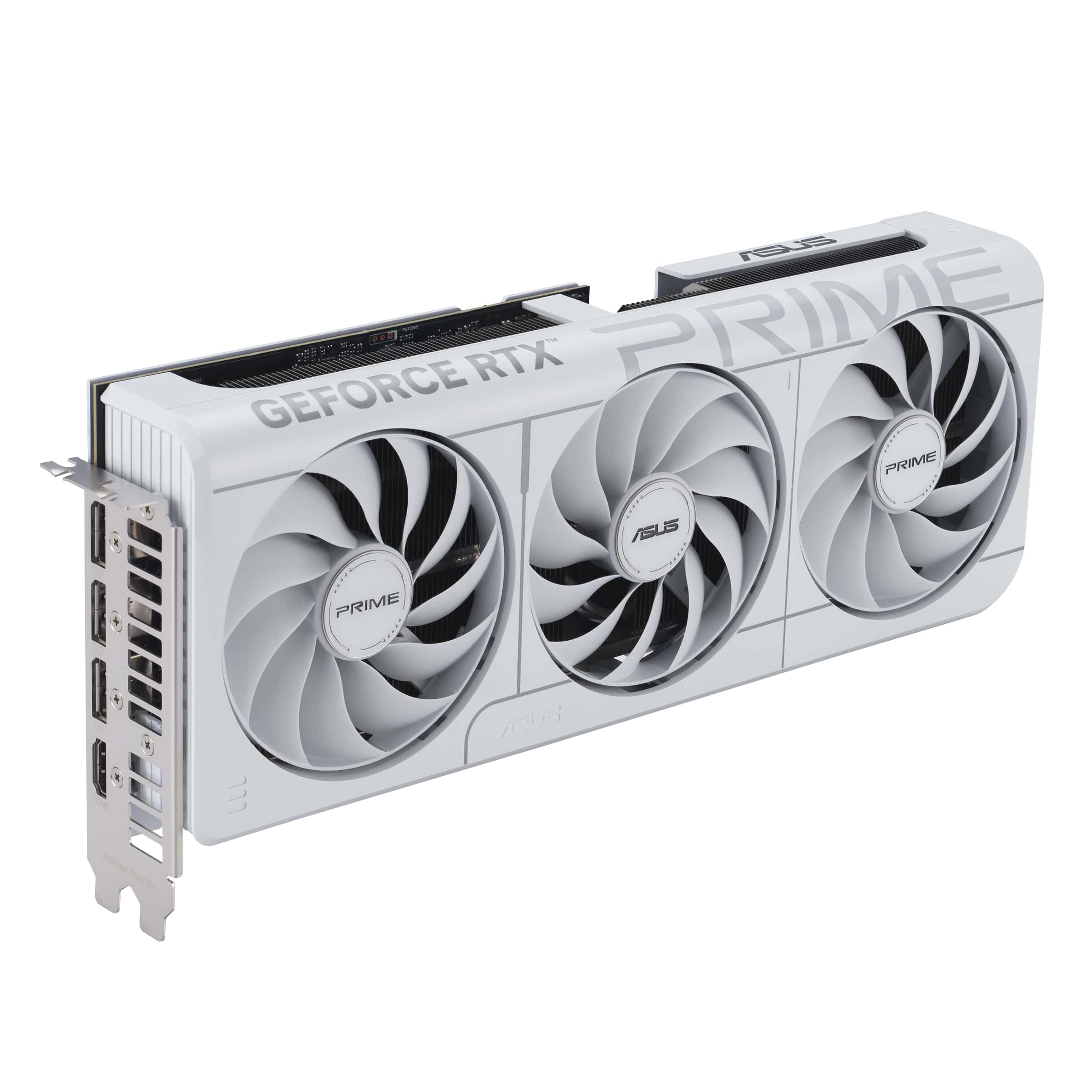 Kartë grafike ASUS Prime RTX5070 O12G WHITE, NVIDIA GeForce RTX 5070, 12GB GDDR7, e bardhë