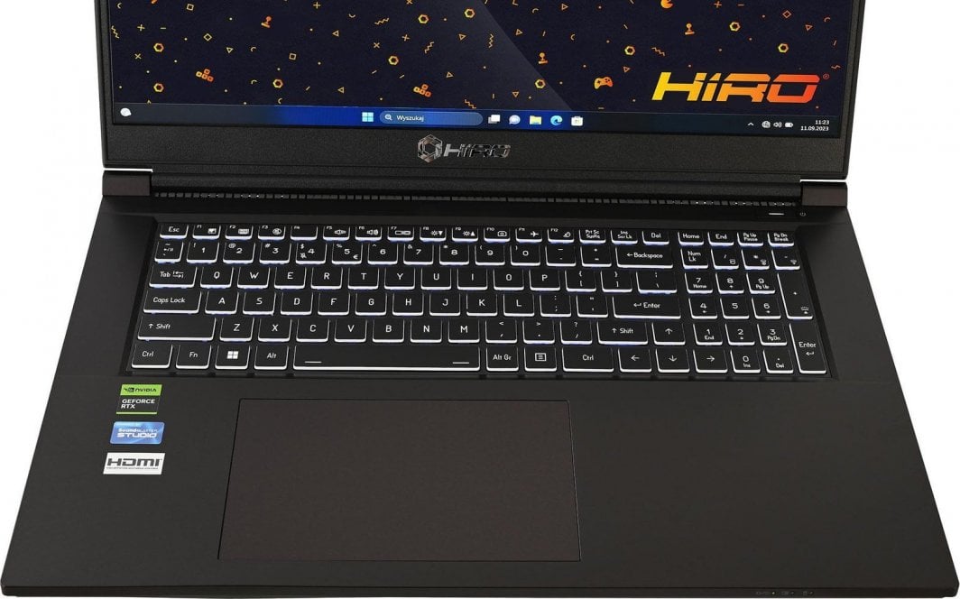 Laptop HIRO K760, 17,3",  Intel Core 7-13700H, 16GB RAM, 1TB SSD, Nvidia RTX 4060 8GB