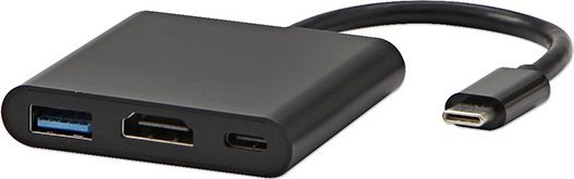 USB-C станица Kensington KAU3CK1SPB0W, HDMI 4K, Power Delivery, црна