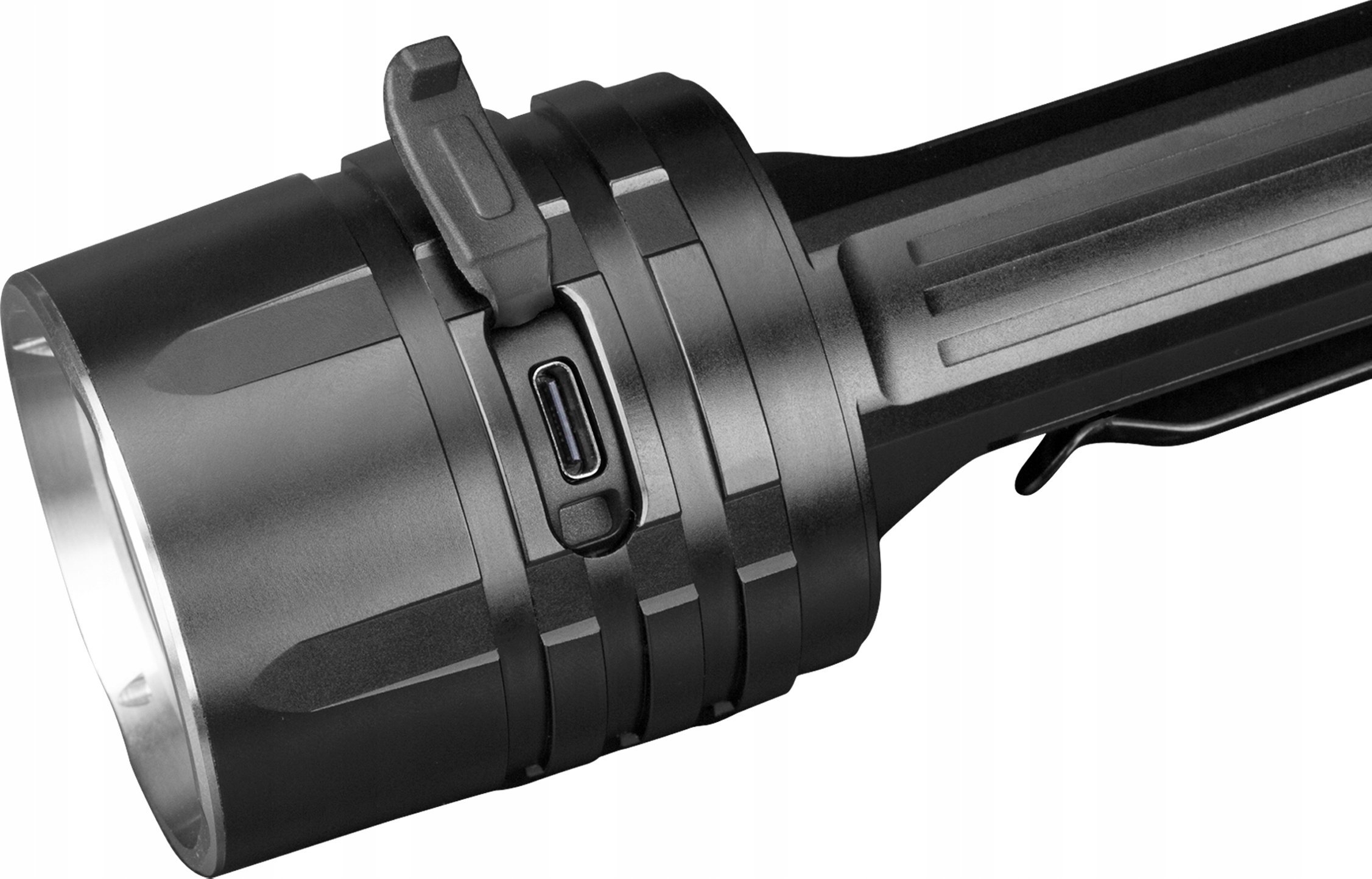 Dritë dore Fenix LR35R, 10000 lumene, e rikarikueshme, e zezë