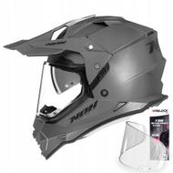 Helmetë motokrosi Nox N312, polikarbonat, ventilim i avancuar, e zezë