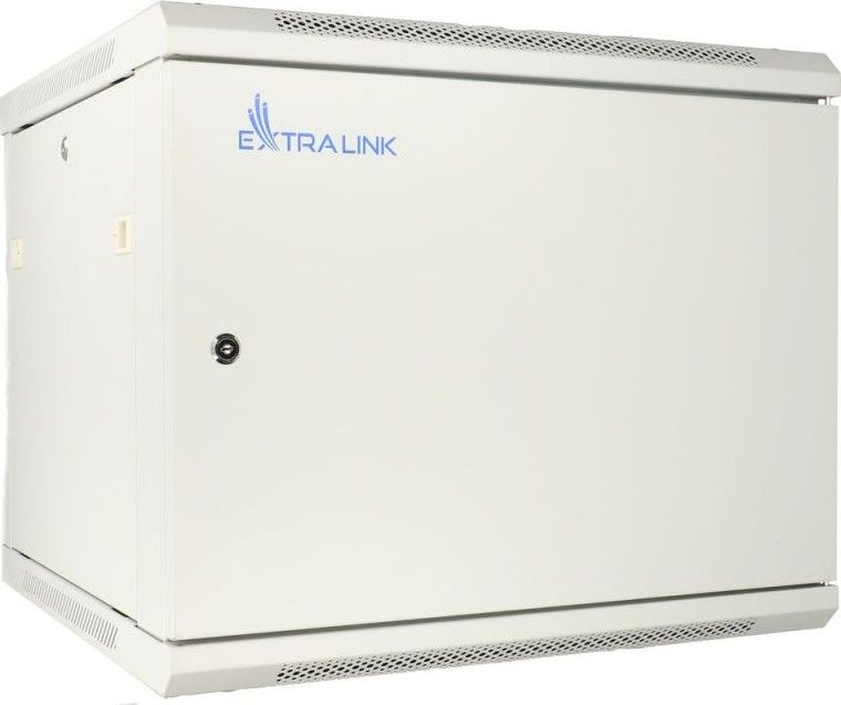 Kabinet muri ExtraLink 19" 12U, derë çeliku, gri