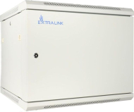 Kabinet muri ExtraLink 19" 12U, derë çeliku, gri