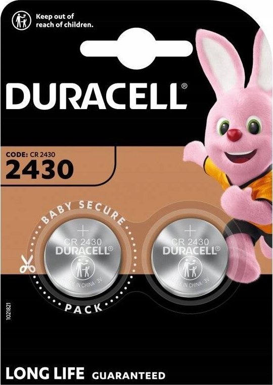 Bateri litiumi Duracell CR2430, 3V, paketim 2 copë