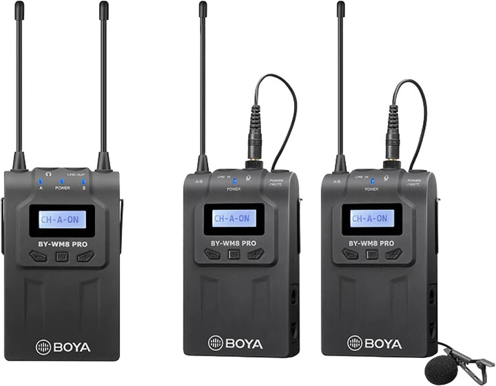 Mikrofon BOYA BY-WM8 PRO-K2, i zi